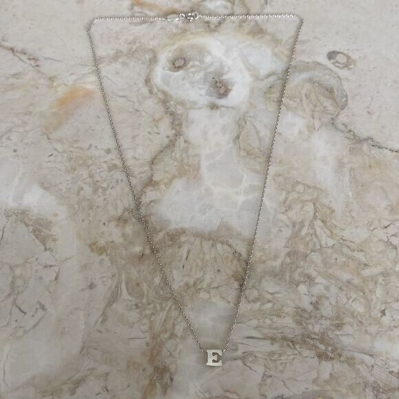 Michael Hill 925 Sterling Silver Initial “E” Necklace - Picture 4 of 9